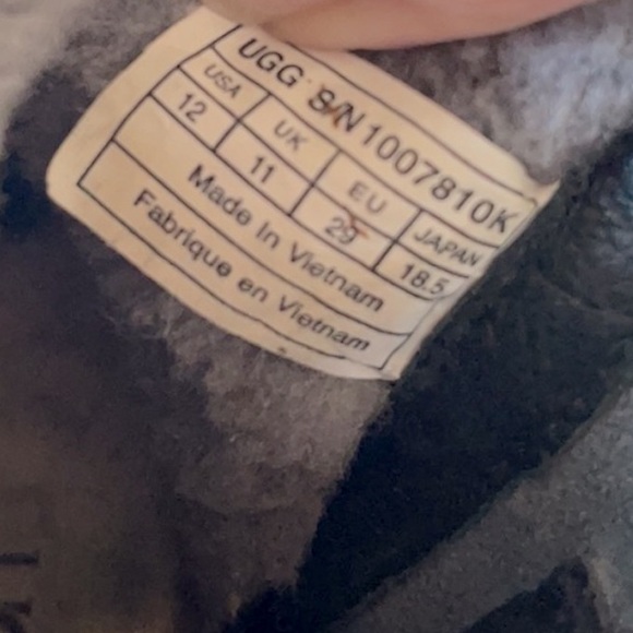 UGG Zip Up Chelsea Boots Wool 12T Little Boy - Picture 4 of 14